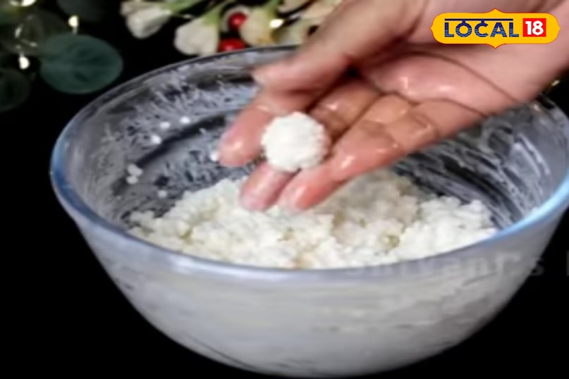 Do not make balls without applying ghee.
