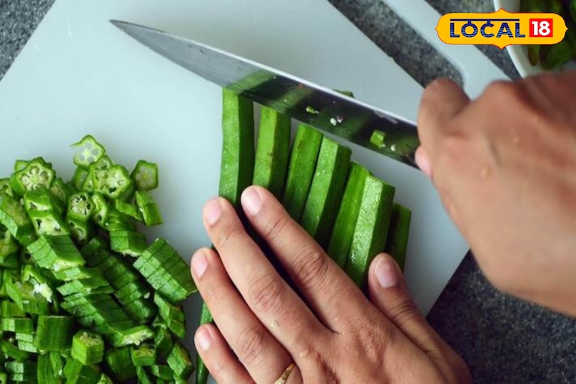 correct way of chopping lady finger correct way of chopping lady finger