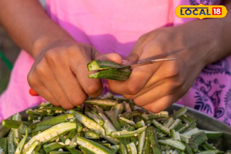 correct way of chopping lady finger correct way of chopping lady finger