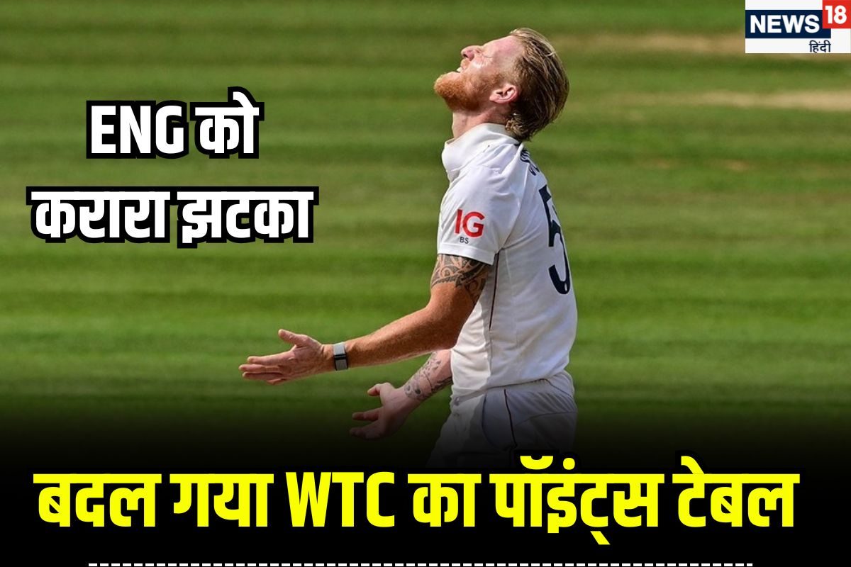 भारत को हराते ही ENG पर टूटा दुखों का पहाड़, तगड़ा फाइन और WTC में पिछड़ा