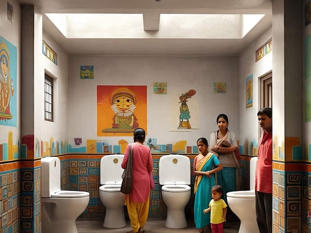 Toilet scam in Sambhal, Principal and Secretary Harape 4 Locked 87 thousand Toilet scam in Sambhal, Principal and Secretary Harape 4 Locked 87 thousand