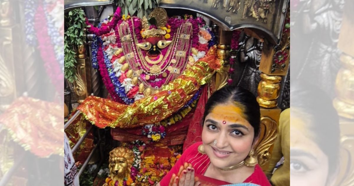 रामायणम् की रिलीज से पहले, इंदिरा कृष्णा ने किए मां विंध्यवासिनी के दर्शन, बोलीं- ‘मंदिर से मेरा खास जुड़ाव’