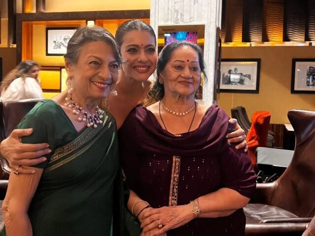 'Yeh very little…' Kajol shared a photo with mother Tanuja and mother -in -law on Parents Day