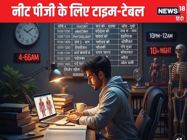नीट में चाहिए टॉप मार्क्स तो इस समय करें पढ़ाई, चुपचाप नोट कर लीजिए शेड्यूल
