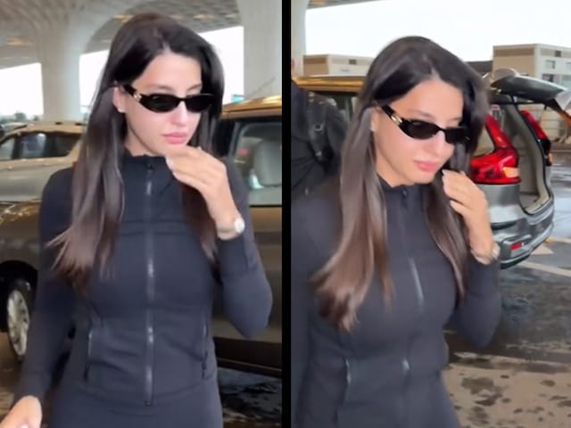VIDEO: Nora reached the airport, bodyguard hit the fan