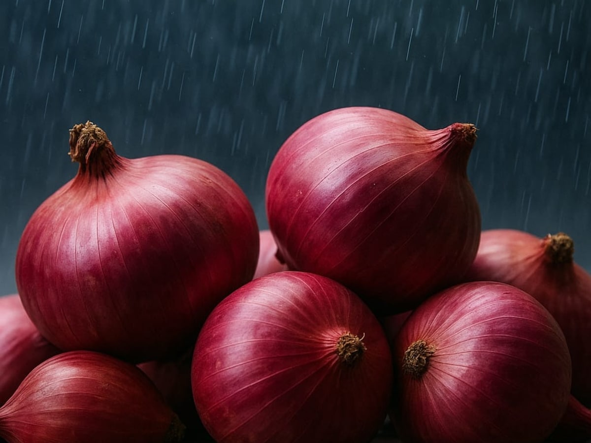 प्याज स्टोरेज टिप्स, onion storage tips in hindi, बरसात में प्याज कैसे रखें, प्याज सड़ने से कैसे बचाएं, how to store onions in monsoon, प्याज लम्बे समय तक ताजा कैसे रखें, onion preservation tips, बारिश में प्याज खराब क्यों होती है, kitchen hacks for onions,