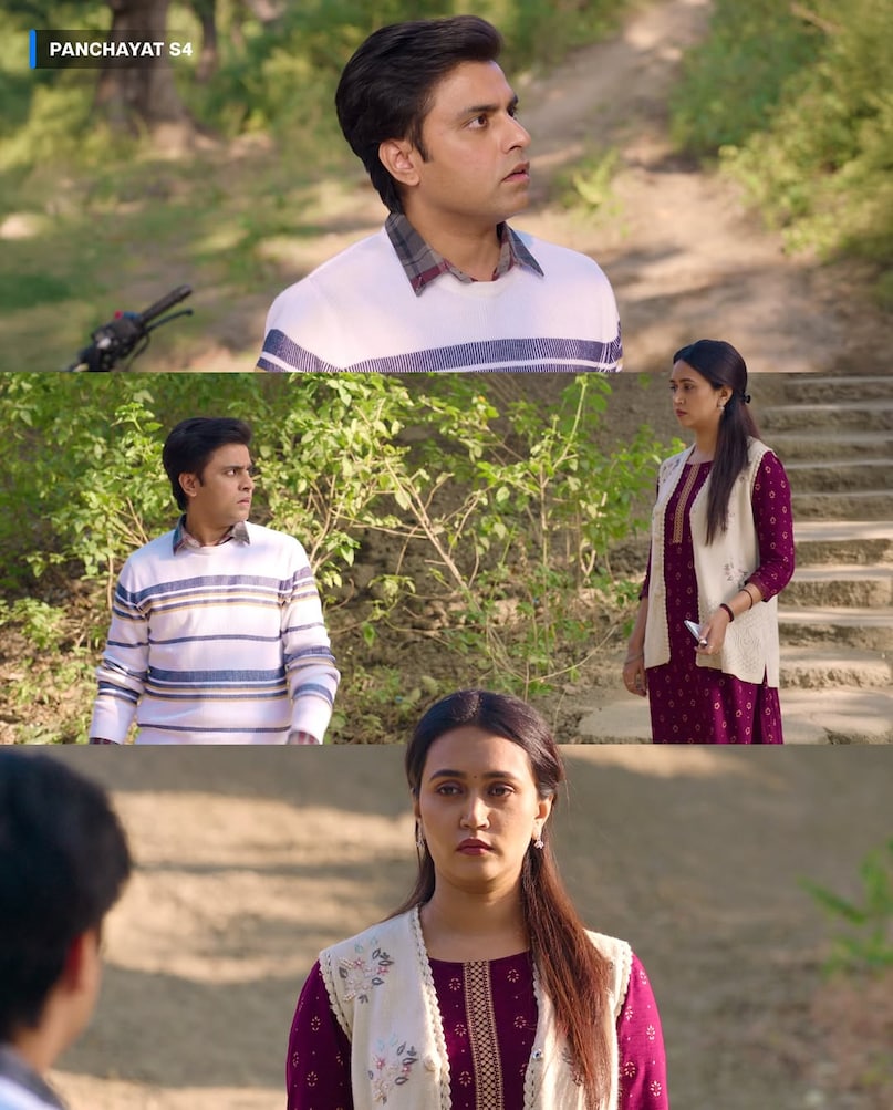 Panchayat 4, Panchayat 4 Kissing Scene, Jitendra Kumar, Sanvikaa, Sachiv Ji and Rinki, On-SCREEN INTIMACY, Prime Video, Panchayat 4 Controversy, Panchayat 4 Kiss Scene, Secretary G. Rinki Kissing Scene