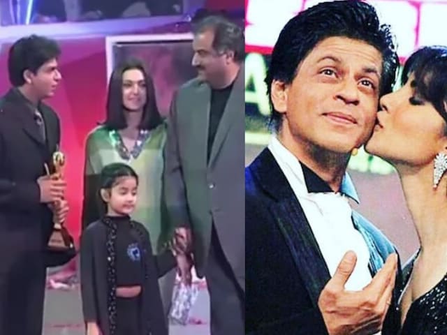 Shahrukh Khan kissed Jahnavi Kapoor on stage, Papa Boni was standing next to