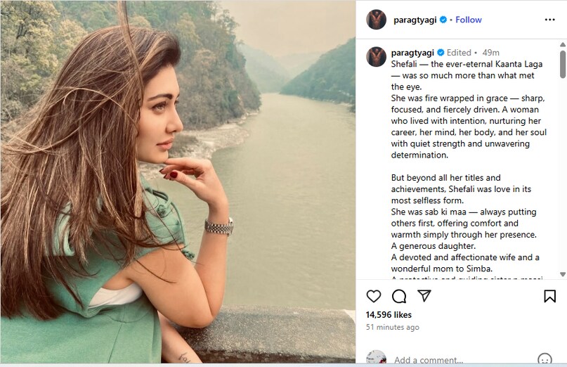 Shefali Jariwala husband