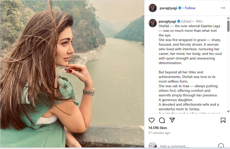 Shefali Jariwala husband Shefali Jariwala husband