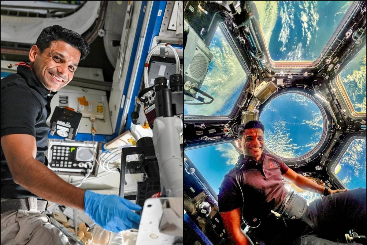 सर मिशन बढ़िया चल रहा है भारत के स्पेस हीरो ने ISS से ISRO चीफ को किया फोन