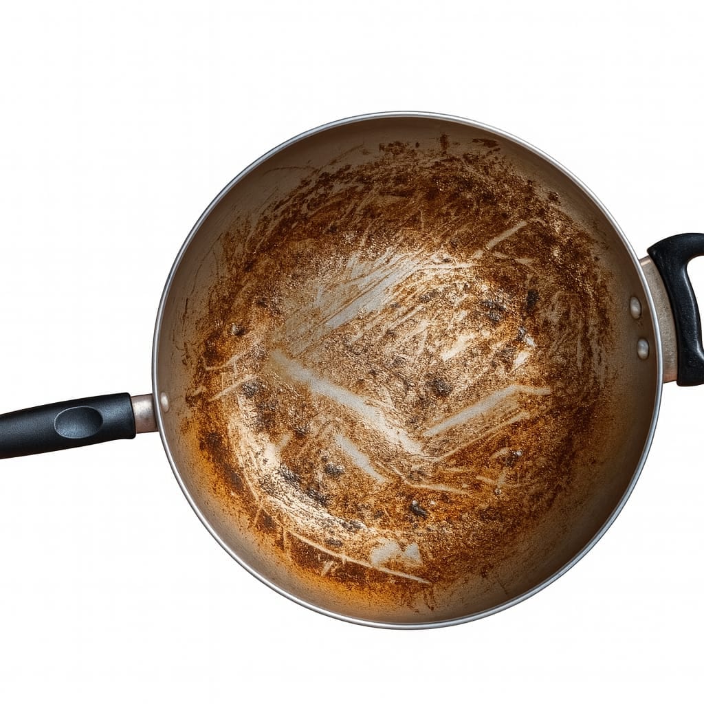 How to Clean Burnt Stines from Kadai Cleaning Tips. How to clean burnt pan traces, 5 home remedies 4
