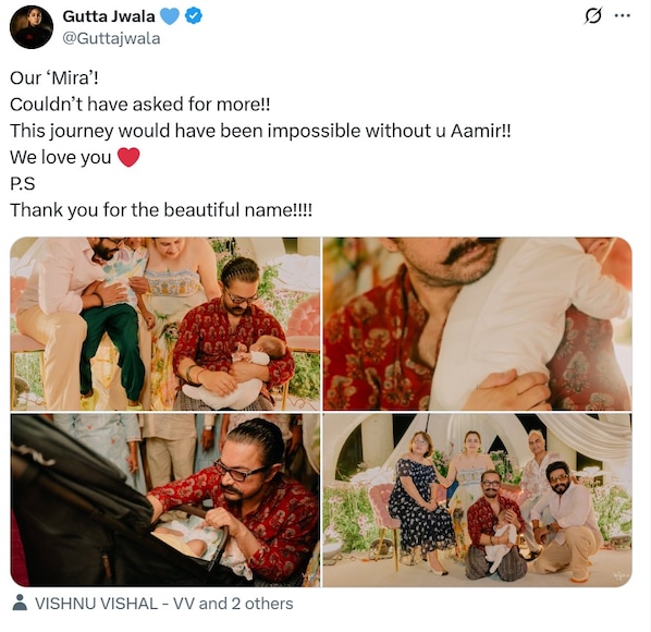 Aamir Khan, Aamir Khan Vishnu Vishal, Vishnu Vishhal Jwala Gutta, Jwala Gutta, Jwala Gutta Daughter, Aamir Khan Jwala Gutta, Jwala Gutta's daughter, Jwala Gutta Daughter Name Aamir Khan, Aamir Khan Vishnu Vishal, Vishnu Vishhal Jwala Gutta, Jwala Gutta, Jwala Gutta Daughter, Aamir Khan Jwala Gutta, Jwala Gutta's daughter, Jwala Gutta Daughter Name