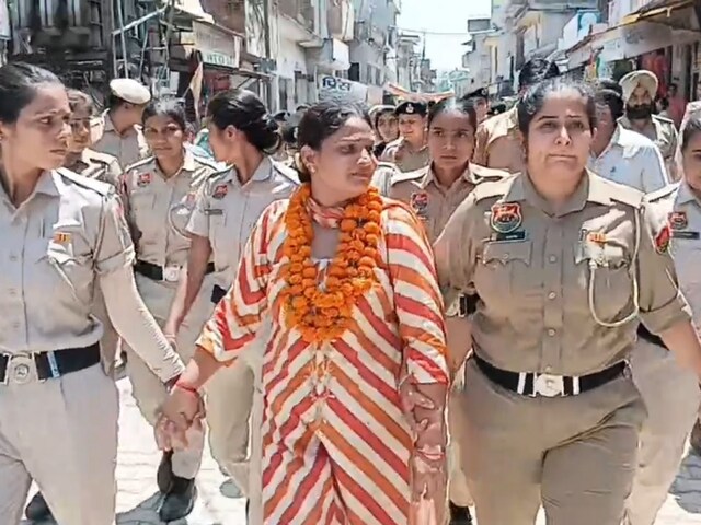 हरियाणा के माजरा गांव की लेडी सरपंच नेहा गिरफ्तार, प्रशासन को दी थी चुनौती