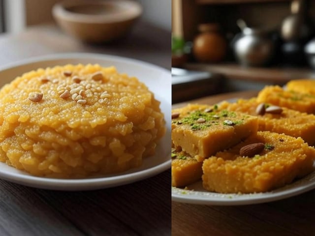 First make gram flour pudding, if you fill your mind after eating, make tasty barfi First make gram flour pudding, if you fill your mind after eating, make tasty barfi