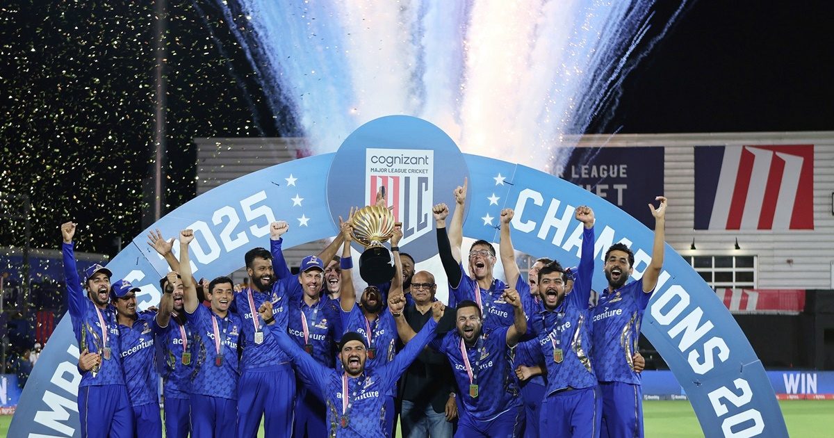MI New York major league cricket: MLC 2025: MI न्यूयॉर्क तीन साल में दूसरी बार बनी चैंपियन, पांच IPL ट्रॉफी जीत चुकी है फ्रैंचाइजी