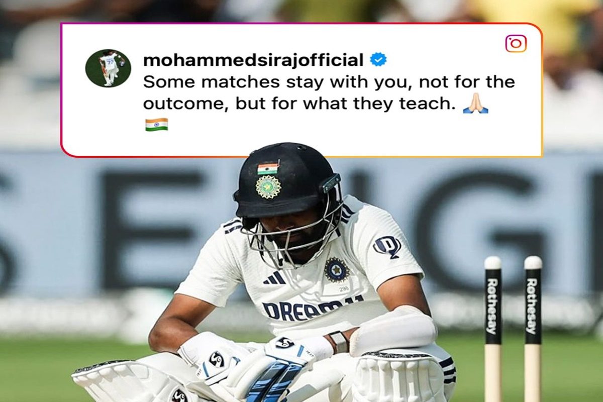 सुबक-सुबक कर रोते रहे, मुश्किल से संभाला होश, हार के बाद टूट चुके थे सिराज