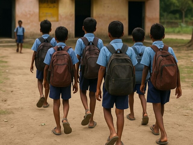 देवरिया में स्कूल मर्जर बना मुसीबत, पढ़ाई छोड़ रहे बच्चे, प्राइवेट स्कूल...