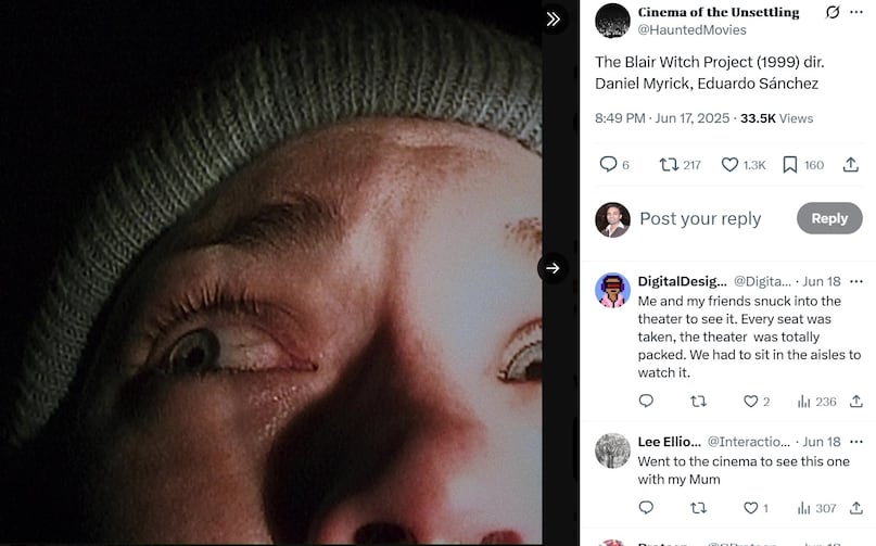 horrr movies, best horror movies of all time, scariest horror movies, top 1 horror movie in the world, The Blair Witch Project, best horror movies, highest grossing horror film, best, low budget horror movie,