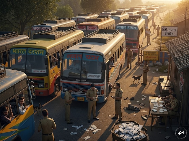 भारत-नेपाल सीमा पर बसों के फर्जी परमिट का खेल… बागपत से महराजगंज तक मचा हड़कंप, जानें पूरा माजरा भारत-नेपाल सीमा पर बसों के फर्जी परमिट का खेल… बागपत से महराजगंज तक मचा हड़कंप, जानें पूरा माजरा