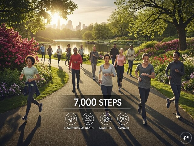 7000 Steps a Day Linked to Lower Health Risks Lancet Study | रोज 7000 ...