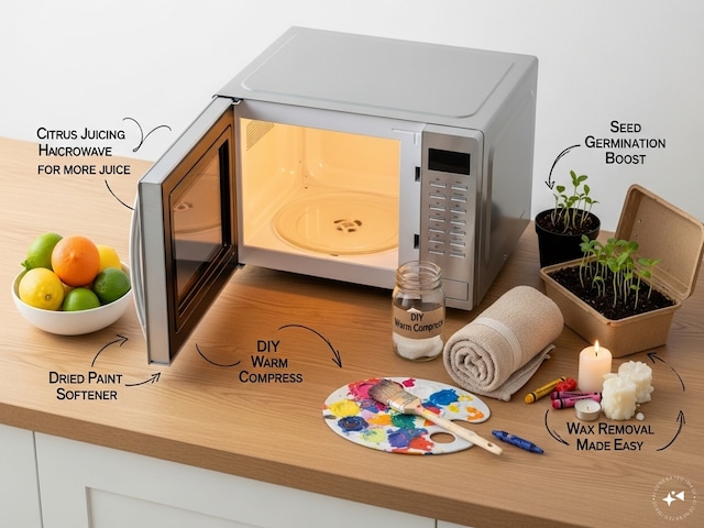 Not just food, do 5 domestic work from microwave that will save both time and hard work Not just food, do 5 domestic work from microwave that will save both time and hard work