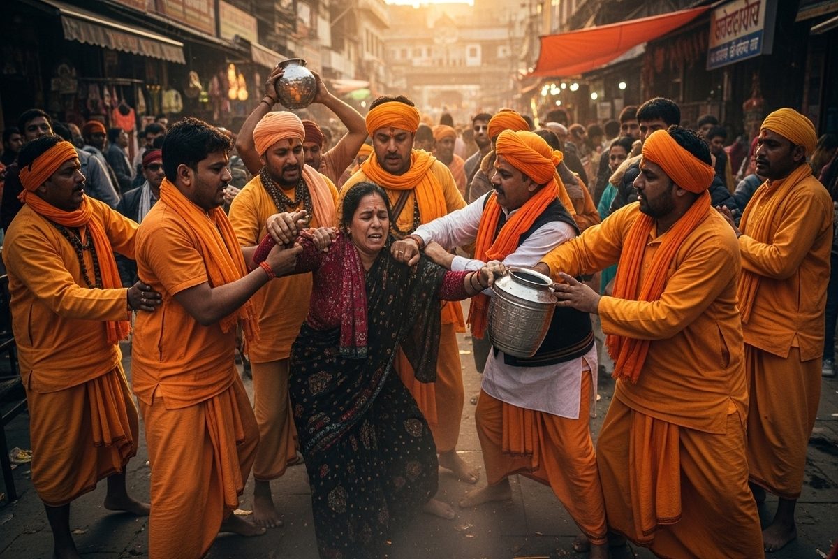 हरिद्वार में सारी हदें पार!कांवड़ियों ने महिला पर उठाया हाथ हाईकोर्ट ने DJ