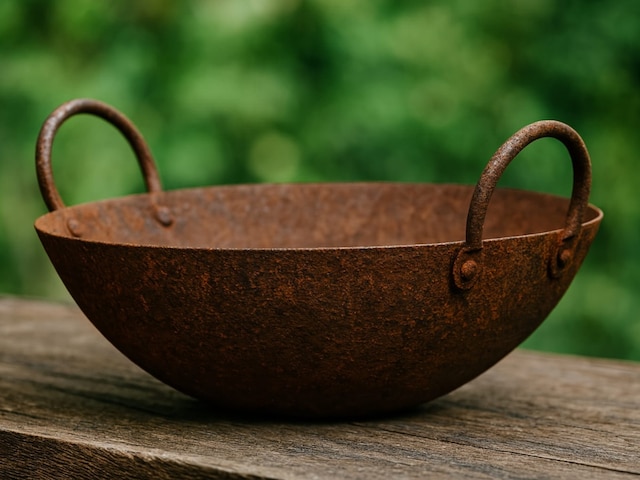 Easy desi way to brighten the rusty iron pan in 1 minute Easy desi way to brighten the rusty iron pan in 1 minute