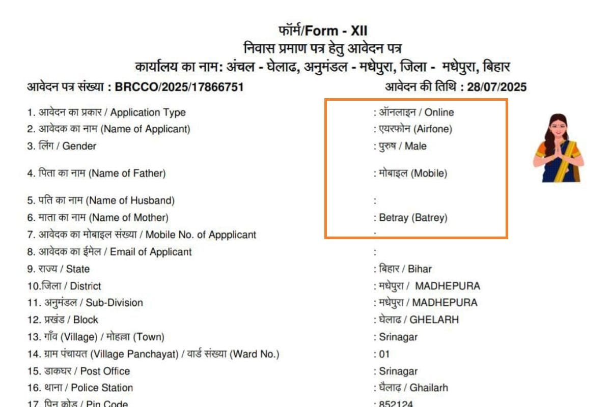 आवेदक 'एयरफोन', पिता का नाम 'मोबाइल' और मां 'बैटरी', बिहार में हो रहा गजब खेल!