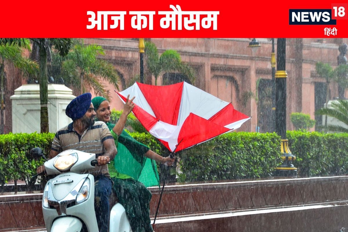 राजस्थान में भारी बारिश से त्राहिमाम छत्तीसगढ़ में उठा बवंडर दिल्ली का मौसम