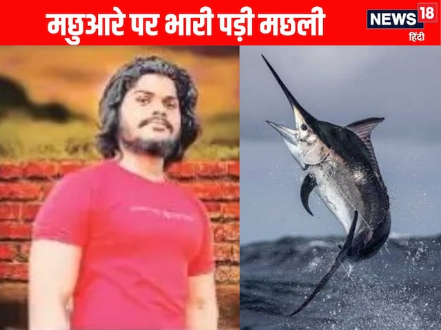 जाल में फंसी 200KG की मर्लिन फिश, देखकर ललचा गया मछुआरे का मन, फिर...