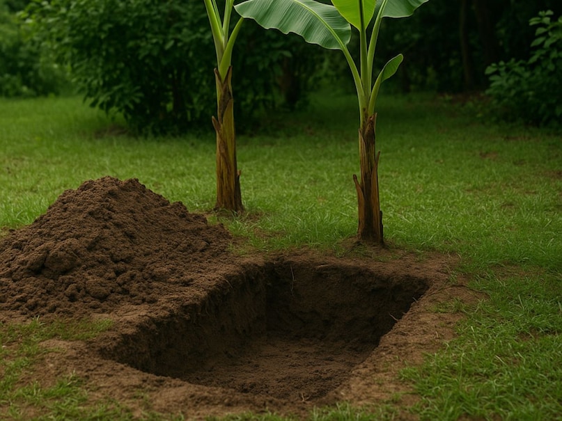 how to grow a banana plant, grow a banana plant at home, correct way to grow a banana plant, planting banana at home, गमले में कैसे उगाएं केले का पौधा, गमले में केले का पौधा लगाने का सही तरीका