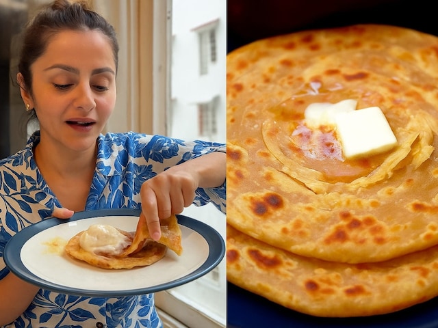 Rubina Dilac's trending cream brue -paratha becomes a sensation, learn unique recipe! Rubina Dilac's trending cream brue -paratha becomes a sensation, learn unique recipe!
