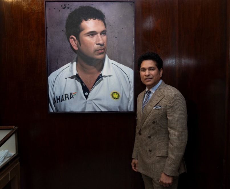 Sachin Tendulkar, Sachin Tendulkar portrait unveiled MCC Museum, Sachin Tendulkar Lords Bell, Sachin Tendulkar rings LORDS Bell, Sachin Tendulkar unveiled portrait, सचिन तेंदुलकर, सचिन तेंदुलकर लॉर्ड्स म्यूजियम 