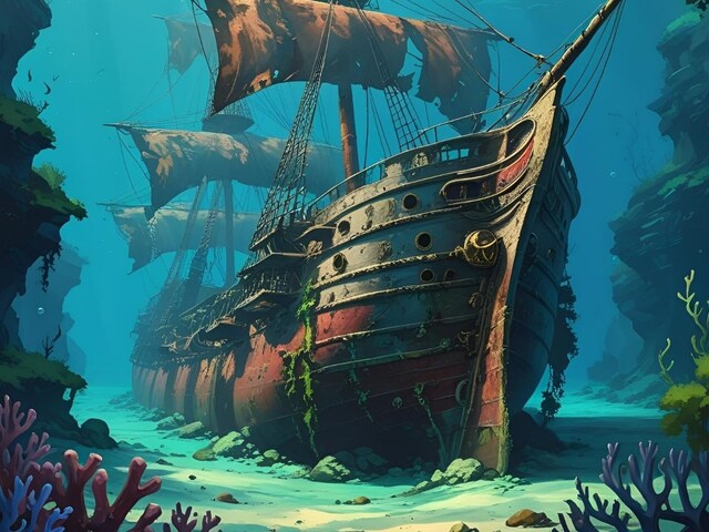 Witness to the Second World War was hidden 675 meters below! Crew the chest of the sea