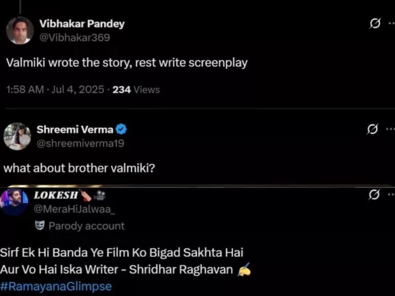 ranbir kapoor movie Ramayana, Ramayana teaser, Ramayana screenplay writer Shridhar Raghavan trolled, Shridhar Raghavan trolled For Story Credit movie Ramayana, Ramayana first motion poster , Ramayana cast, Ramayana release date , रामायण मूवी टीजर, रामायण इंट्रोडक्शन वीडियो ranbir kapoor movie Ramayana, Ramayana teaser, Ramayana screenplay writer Shridhar Raghavan trolled, Shridhar Raghavan trolled For Story Credit movie Ramayana, Ramayana first motion poster , Ramayana cast, Ramayana release date , रामायण मूवी टीजर, रामायण इंट्रोडक्शन वीडियो