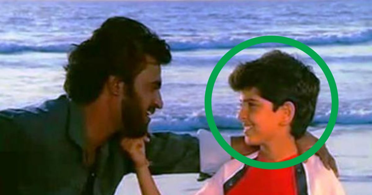 The child artist was once with a superstar, today the collision with him, who is these actor?