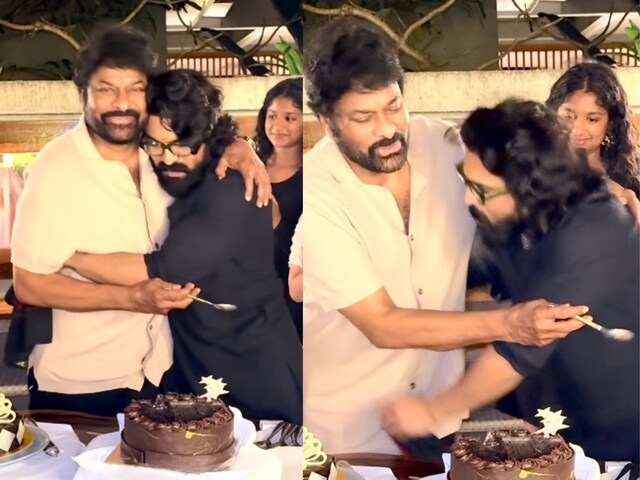 Ram Charan's father Chiranjeevi's legs, congratulations to megastar on 70th birthday