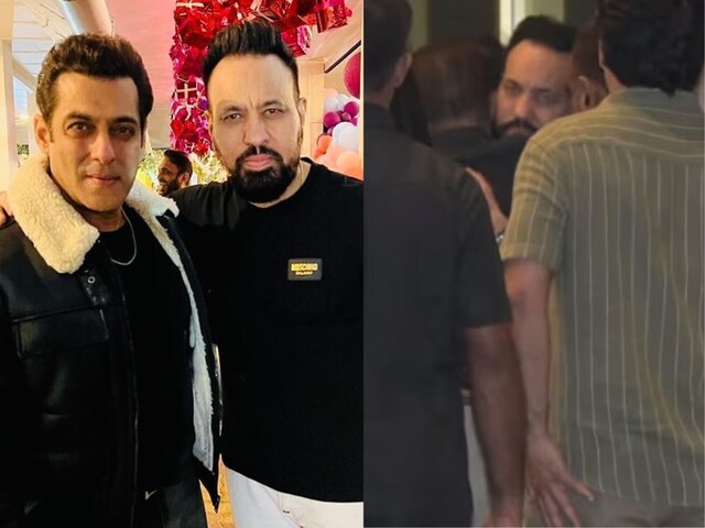 Salman paid tribute to Shera's father's death, hugged as soon as he got off the car
