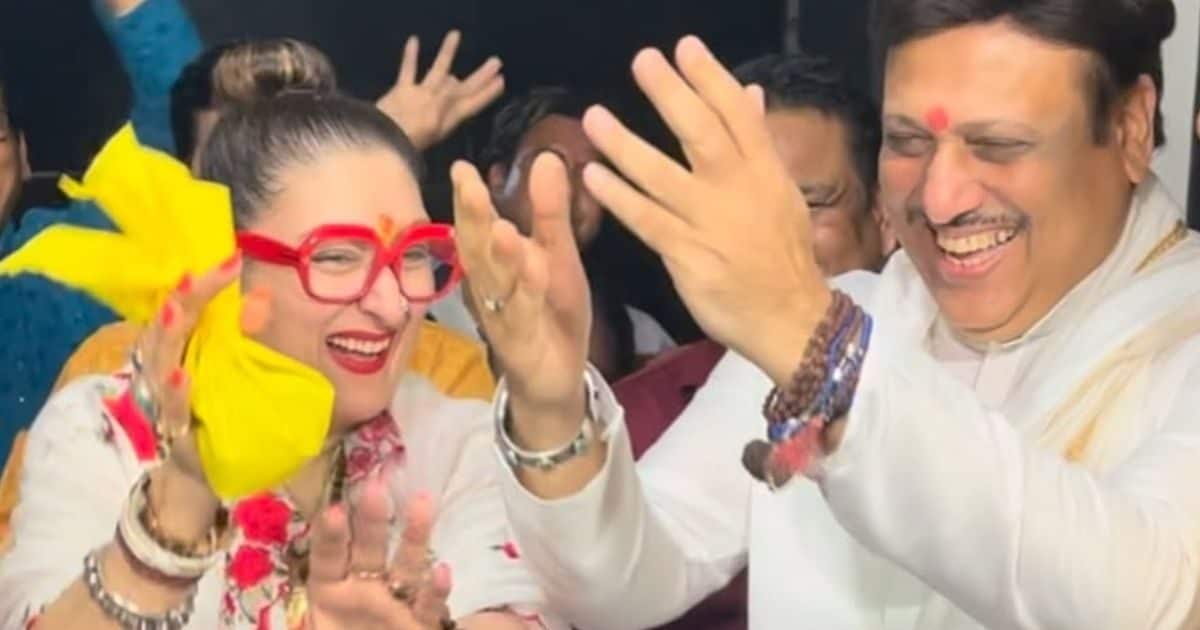 VIDEO: सुनीता आहूजा ने गणपति विसर्जन पर किया डांस, गोविंदा भी झूम उठे, तलाक की अफवाहों पर लगा फुल स्टॉप
