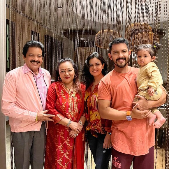 Aditya Narayan family