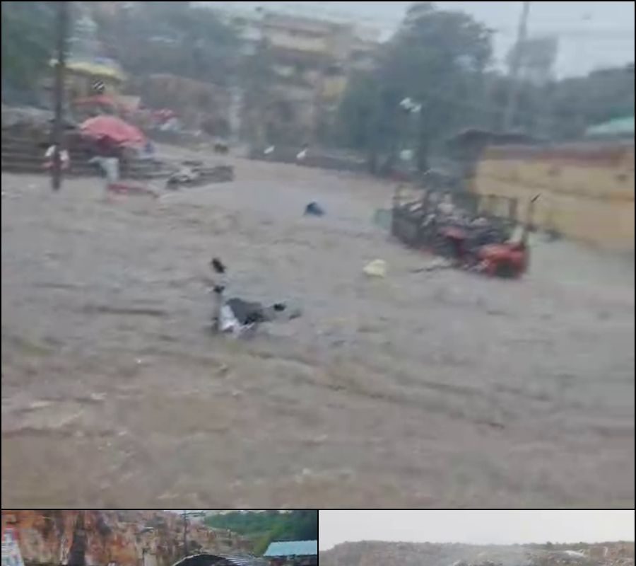 VIDEO: सड़कों पर सैलाब घर-गाड़ियां सब डूबे… महाराष्ट्र-कर्नाटक बॉर्डर पर बादल फटने जैसी बारिश!