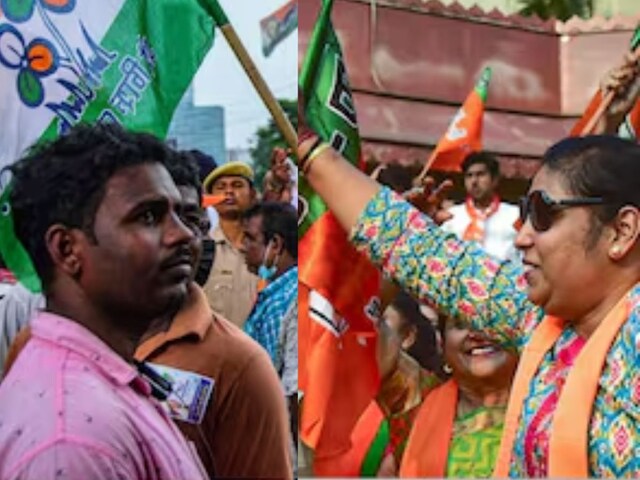 बंगाल इलेक्‍शन से पहले बीजेपी की बड़ी जीत, नंदीग्राम में 12-0 से TMC का सफाया