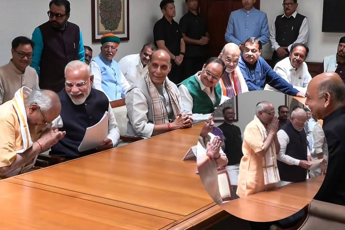 इधर PM मोदी तो उधर ललन सिंहराधाकृष्णन के नामांकन में दिख गई नीतीश की ताकत