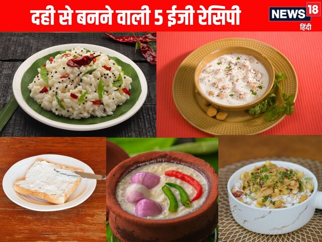 5 Curd Recipes: दही से बनाएं 5 आसान रेसिपी, सन्नाटा रायता, दही टोस्ट...