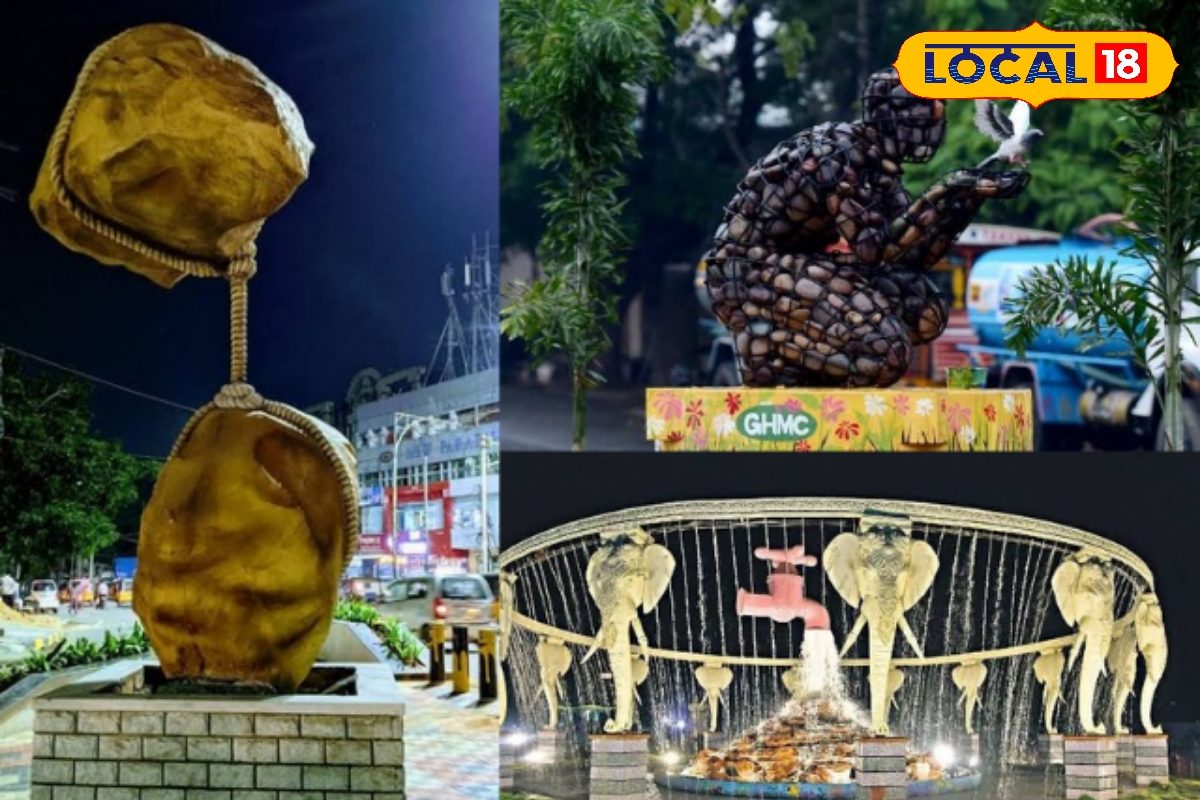 हैदराबाद के चौराहे बने 'सिटी ऑफ आर्ट', GHMC की रंग-बिरंगी इंस्टॉलेशन से बढ़ी..