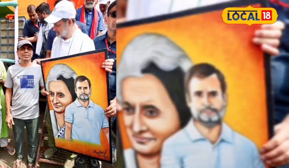 वोटर अधिकार यात्रा में राहुल गांधी को मिला ऐसा गिफ्ट, हुए भावुक