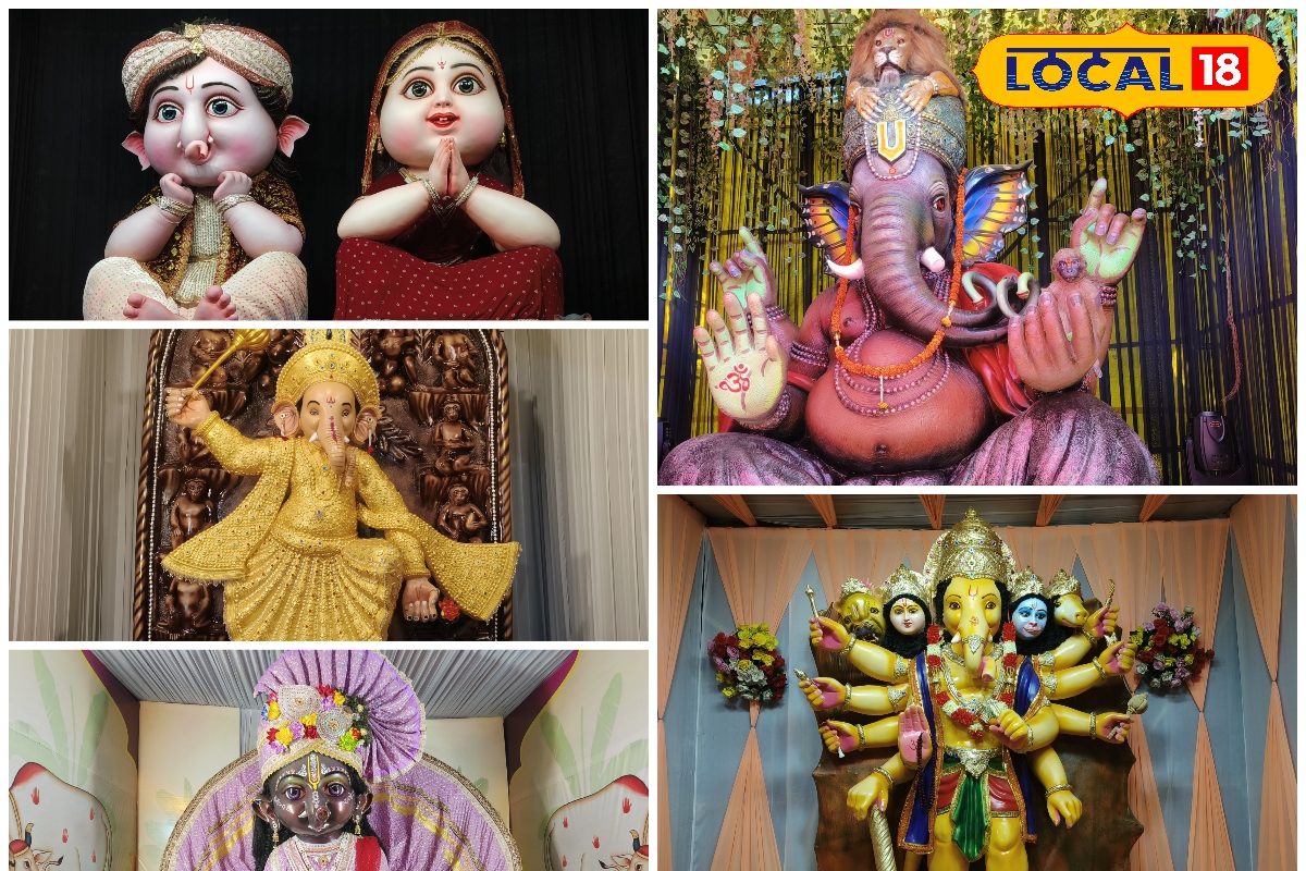 PHOTOS: थीम बेस्ड पंडालों में दिखा सामाजिक संदेश, देखें रायपुर के 5 बेस्ट गणेश