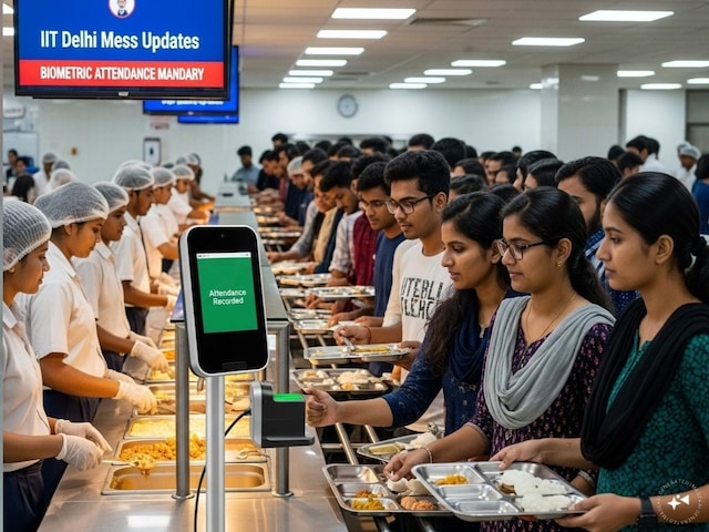 IIT दिल्ली में होंगे बड़े बदलाव, मेस में खाना खाने के लिए लगेगी अटेंडेंस IIT दिल्ली में होंगे बड़े बदलाव, मेस में खाना खाने के लिए लगेगी अटेंडेंस