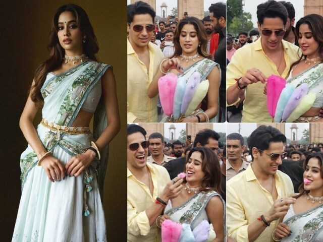 Janhvi Kapoor-Siddharth Malhotra cut the pleasure in Delhi, Parampandari